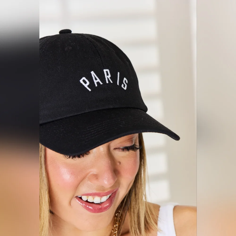 Zenana PARIS Embroidered Baseball Cap - Picture 3 of 6